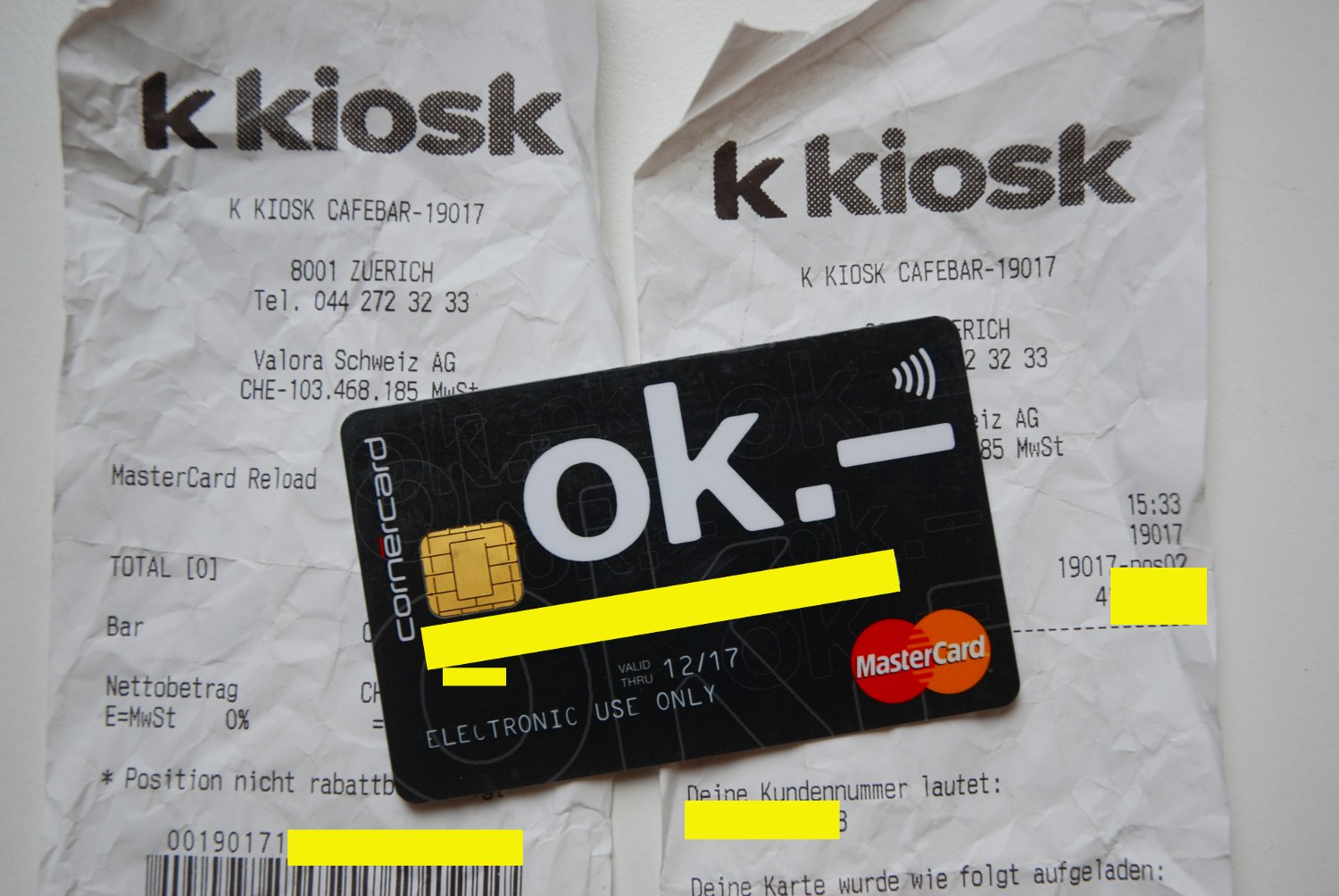 OK Karte: So viel kostet die Valora Debitkarte