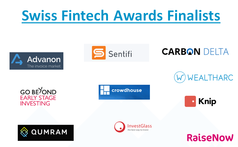 Swiss Fintech Award 2016 Announces 10 Semi-Finalists