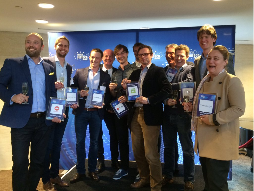 European Fintech Awards 2016 Announces Winners including 2 Swiss Fintech