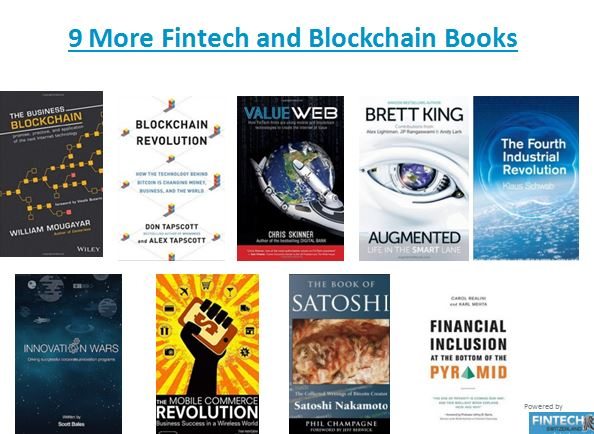 9 (More) Fintech and Blockchain Books to Have on Your Bookshelf