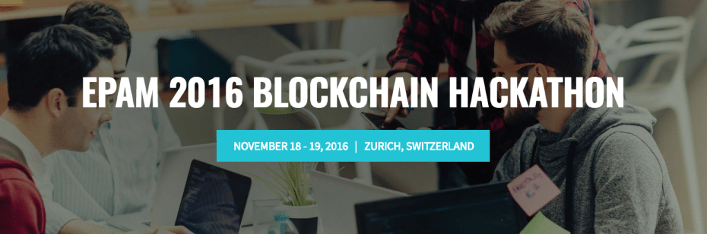 EPAM 2016 Blockchain Hackathon