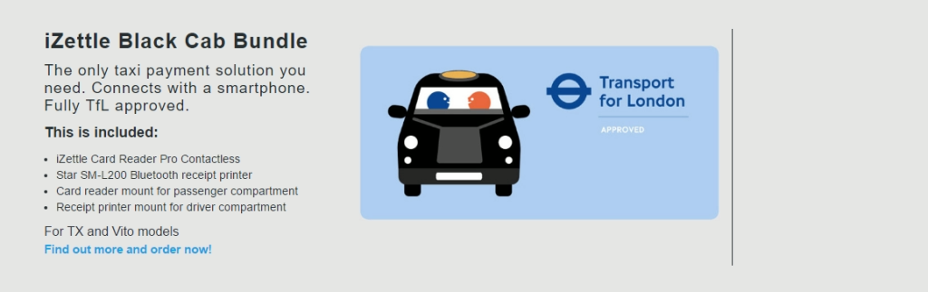 Star Micronics To Provide London’s Licensed Taxi Drivers With TfL Approved Card Payment Bundle