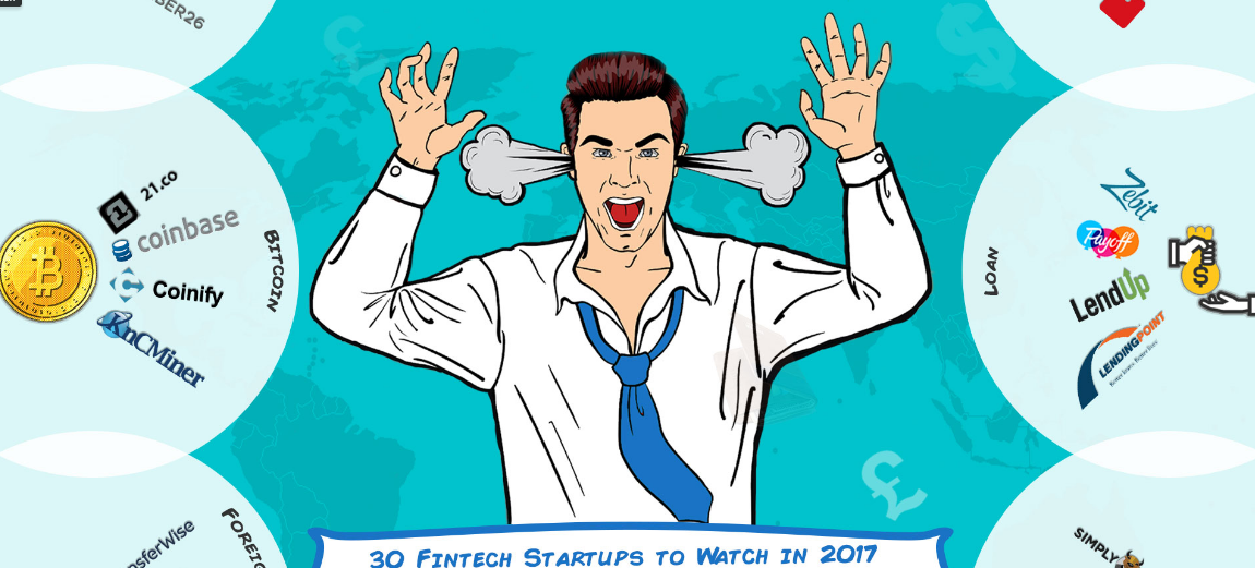 Infographic: 30 Fintech Startups to Watch in 2017
