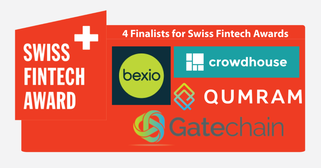 Four Finalists Unveiled for Swiss Fintech Awards 2017 Swiss Fintech Awards 2017 Finalists