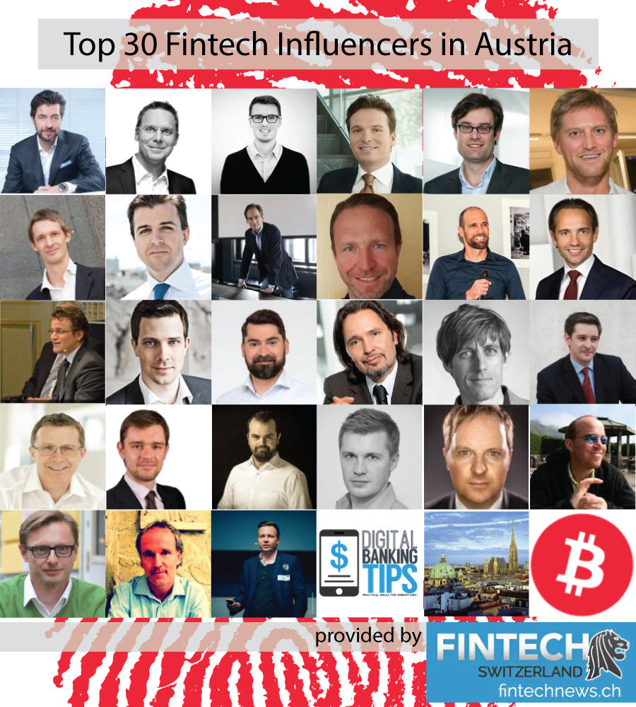 Top 30 Fintech Influencers in Austria