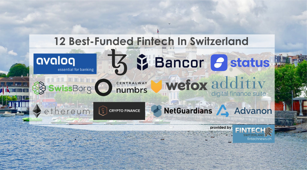 12 Best-Funded Fintechs In Switzerland
