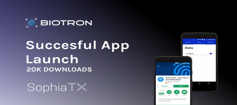 SophiaTX and Biotron Partner Up to Launch Full Personal Data App
