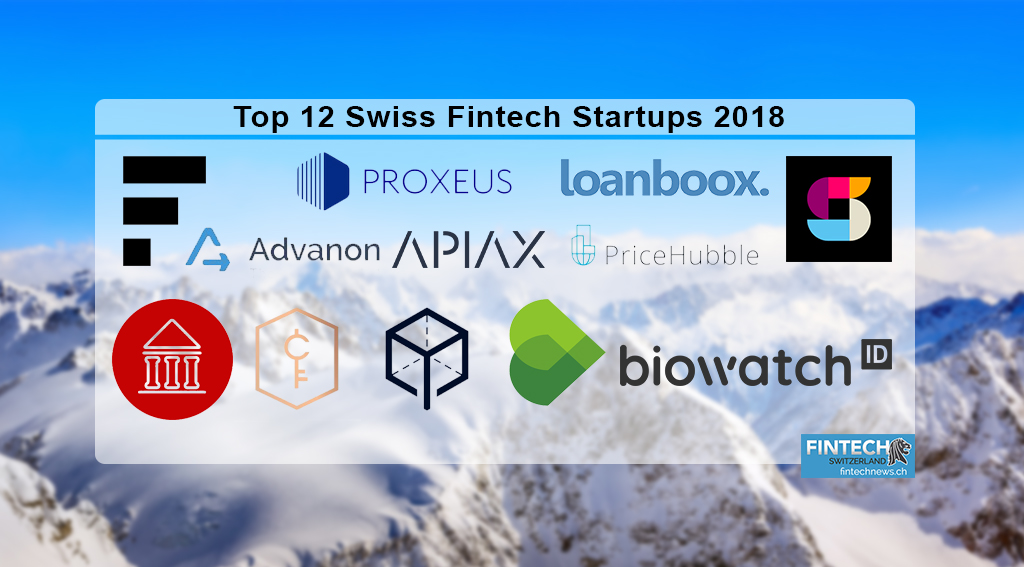 The Top 12 Classed Swiss Fintech Startups 2018