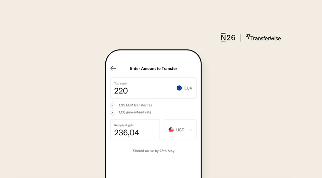 Transferwise Expanding Partnership With N26 for International Money Transfers