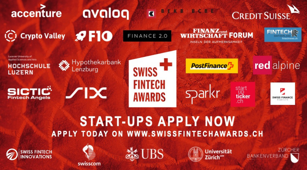 Swiss FinTech Awards 2021 Is Now Open for Applications