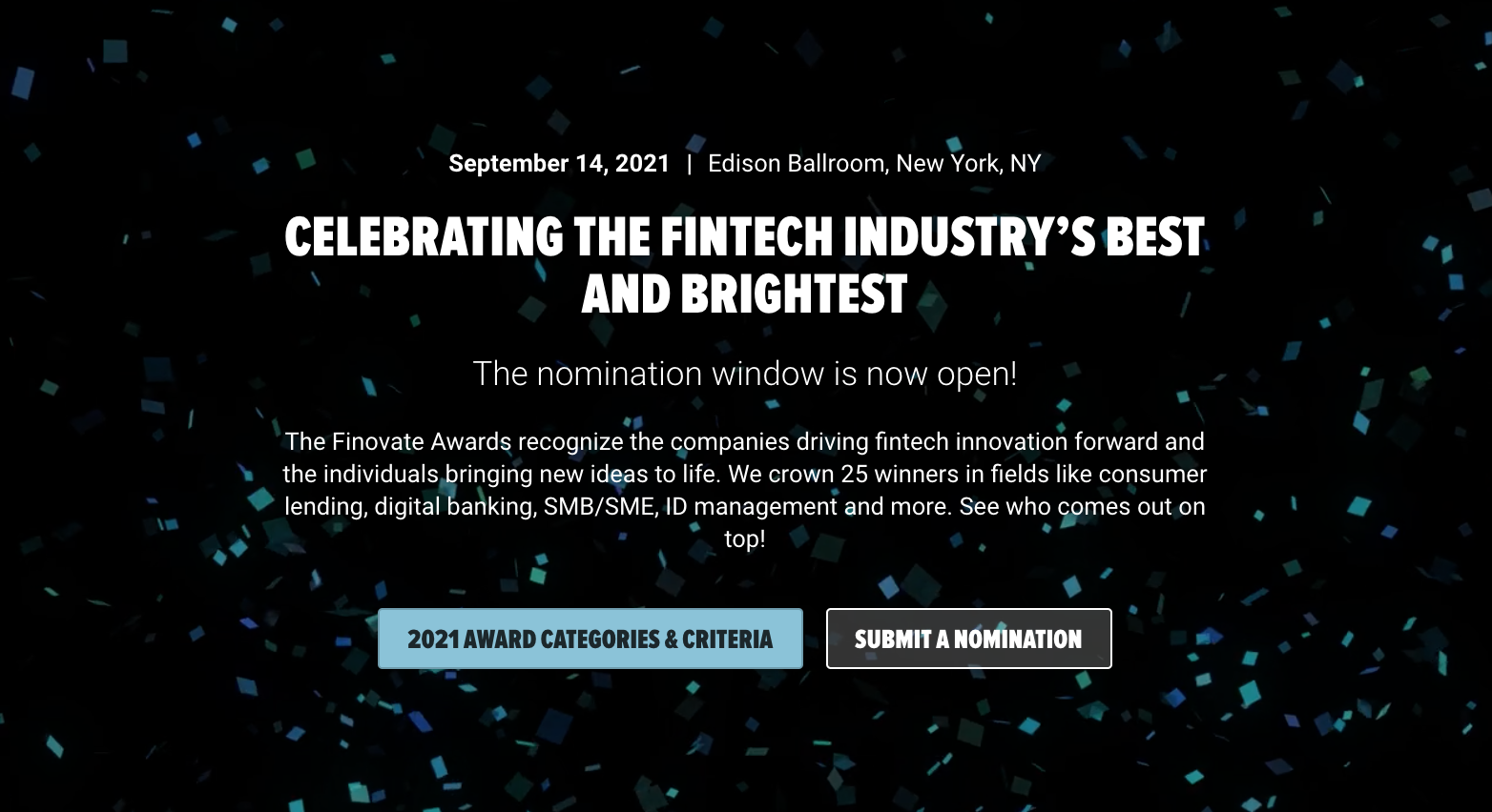 Finovate Awards 2021