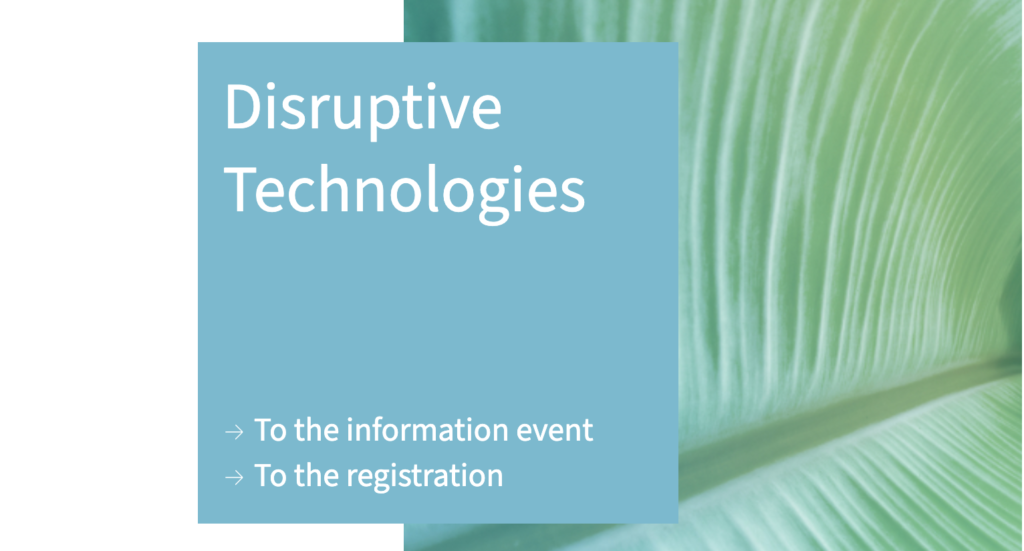 Disruptive Technologies Seminar