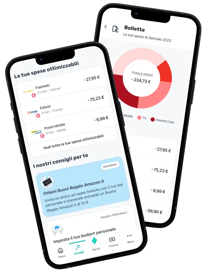 Fastest-growing fintechs in Europe, Switcho mobile app, Source: Switcho