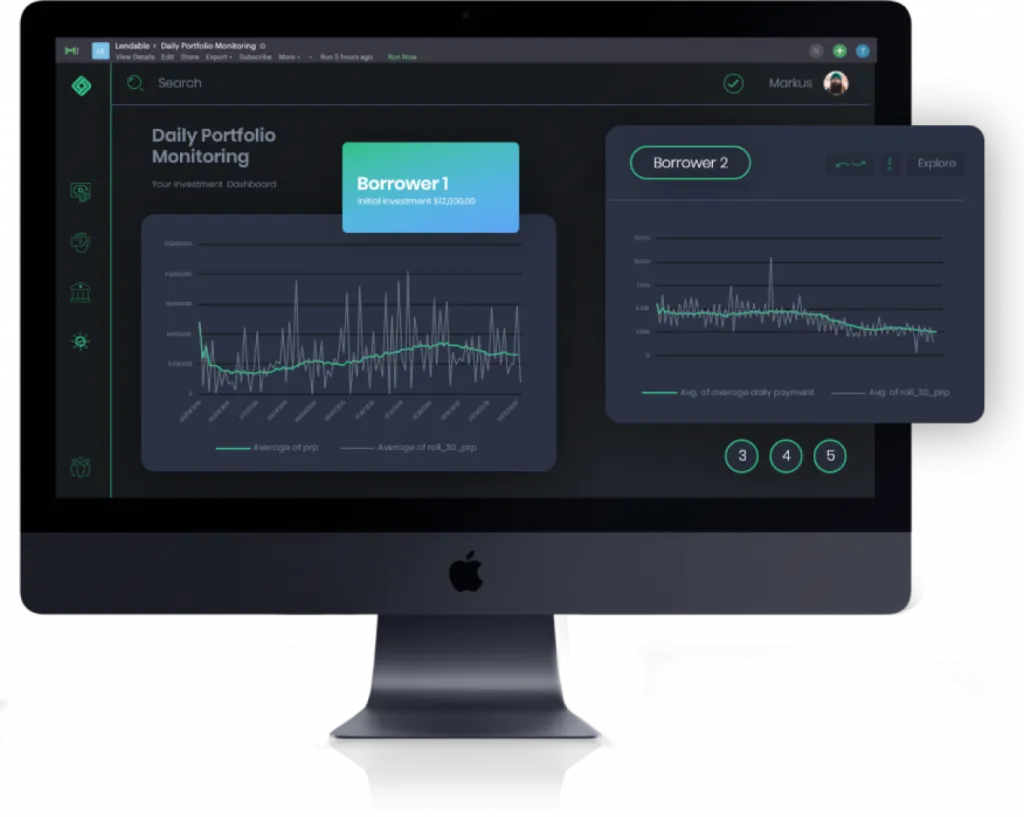 Lendable mockup, Source: Lendable