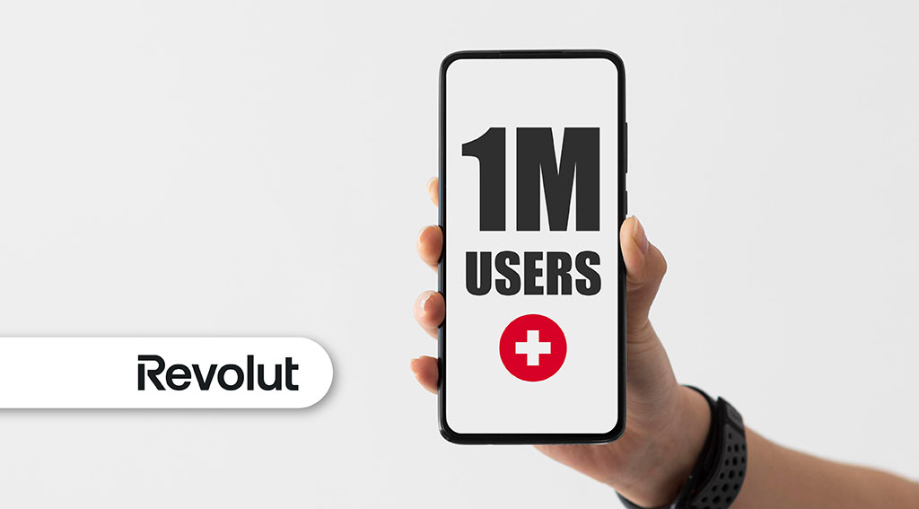 Revolut Hits Milestone of One Million Users in Switzerland