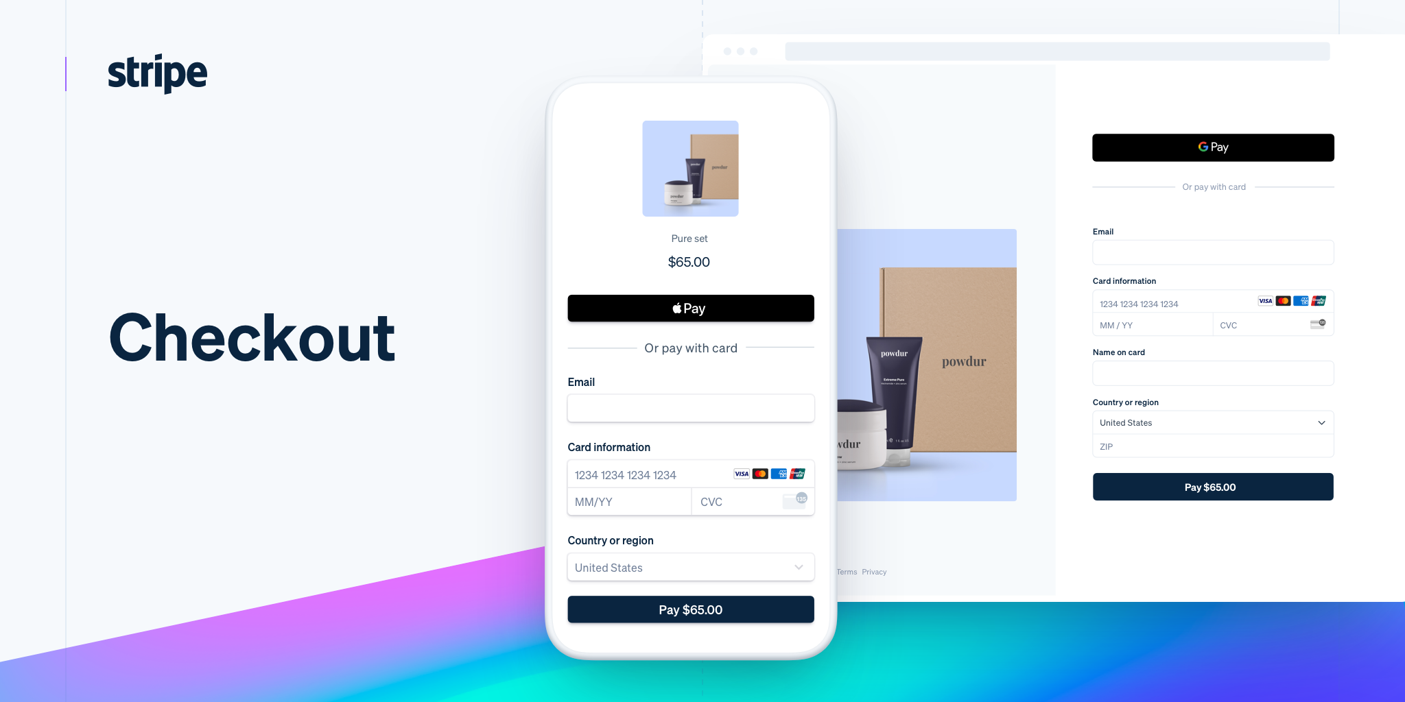 Stripe checkout, Source: Stripe